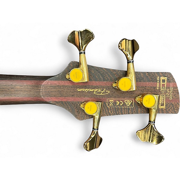 Used Ibanez SR2400 Florid Natural Low Gloss Electric Bass Guitar