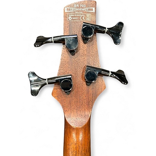 Used Ibanez SR700 Amber Electric Bass Guitar