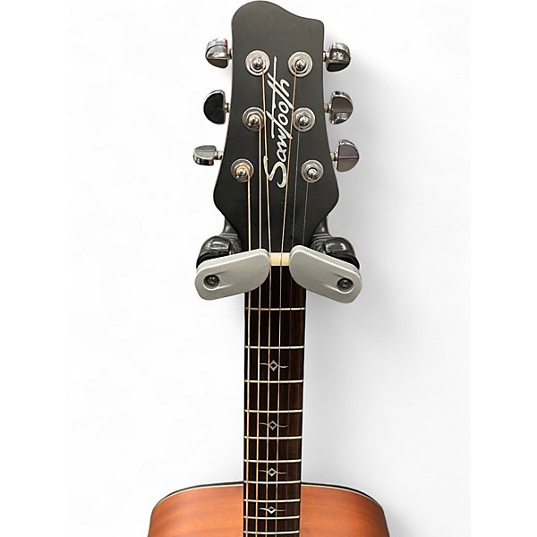 Used Sawtooth ST-MH-AEJ Natural Acoustic Electric Guitar