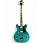 Used Hagstrom Viking Ocean Turquoise Electric Bass Guitar thumbnail