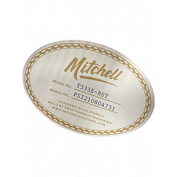 Used Mitchell T333E-BST EDGE BURST Acoustic Electric Guitar