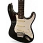 Used Fender Standard Stratocaster HSS Black and White Solid Body Electric Guitar