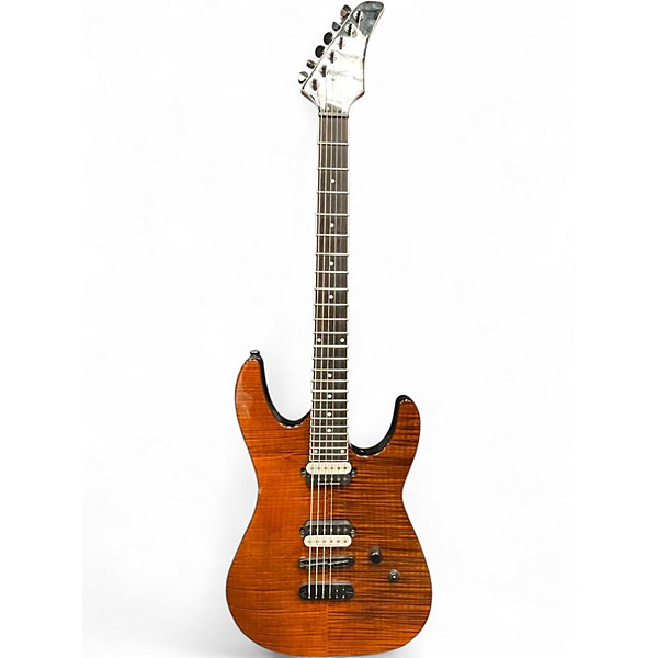 Used Dean MD24 HARDTAIL Tiger Eye Solid Body Electric Guitar