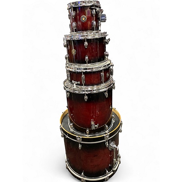 Used Gretsch Drums 5 Piece Catalina Maple DEEP CHERRY BURST Drum Kit