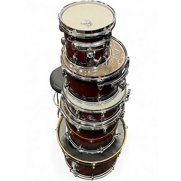 Used Gretsch Drums 5 Piece Catalina Maple DEEP CHERRY BURST Drum Kit