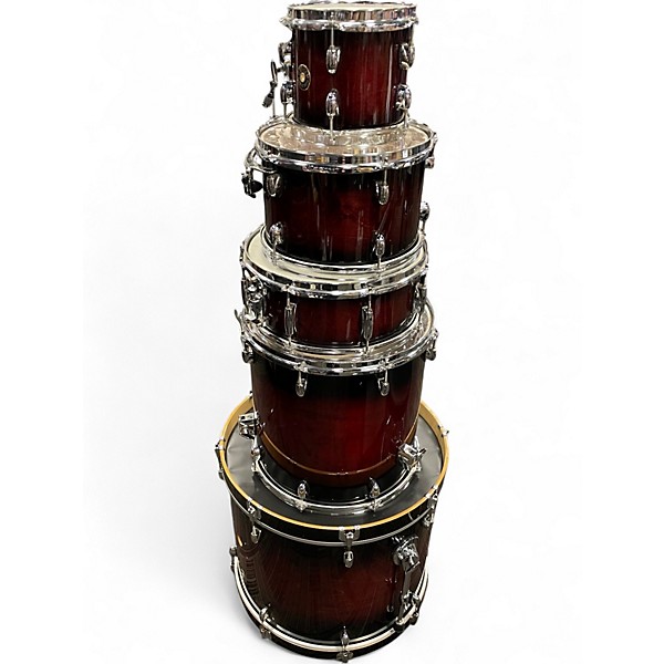 Used Gretsch Drums 5 Piece Catalina Maple DEEP CHERRY BURST Drum Kit