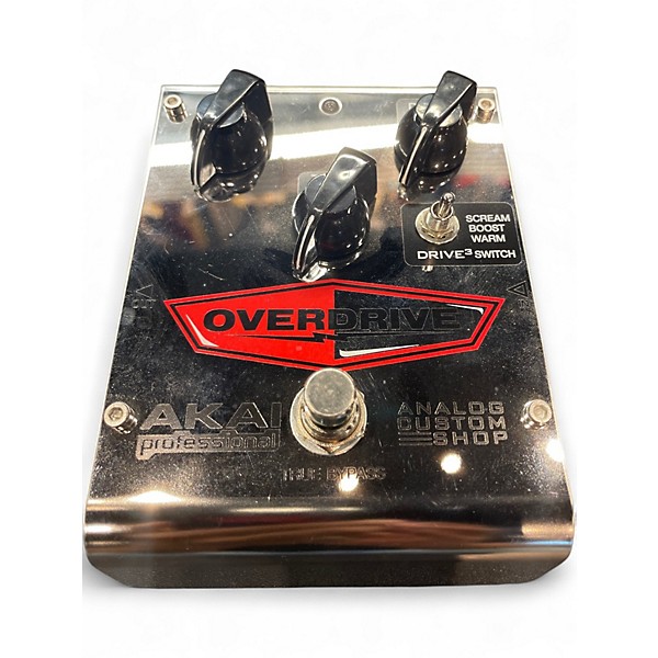 Used Akai Professional Analog Custom Shop Drive3 Tri-Mode Overdrive Effect Pedal