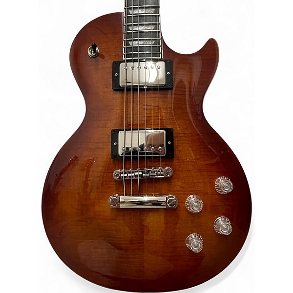 Used 2021 Epiphone Les Paul Modern Figured 2 Color Sunburst Solid Body Electric Guitar