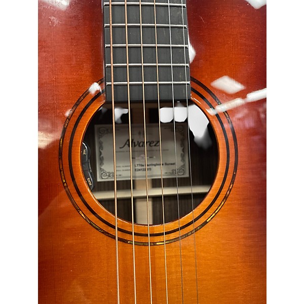 Used Alvarez Lt70e SUNSET Acoustic Electric Guitar