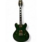 Used D'Angelico DLX DCSP Emerald Green Hollow Body Electric Guitar thumbnail