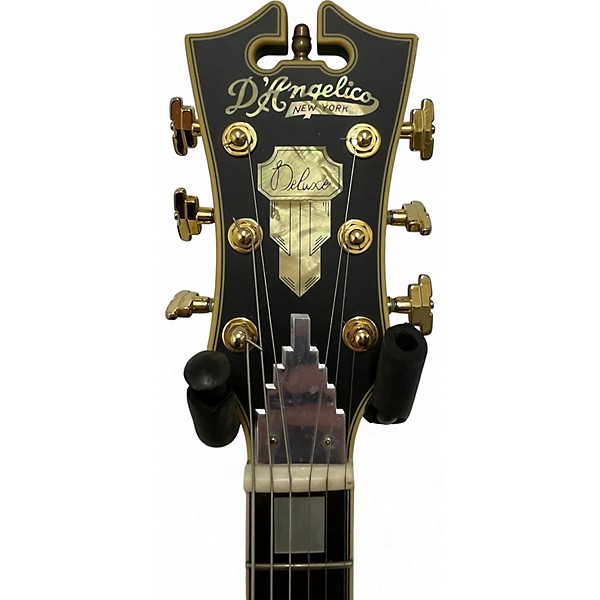 Used D'Angelico DLX DCSP Emerald Green Hollow Body Electric Guitar