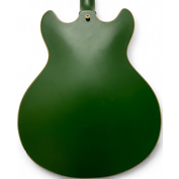 Used D'Angelico DLX DCSP Emerald Green Hollow Body Electric Guitar