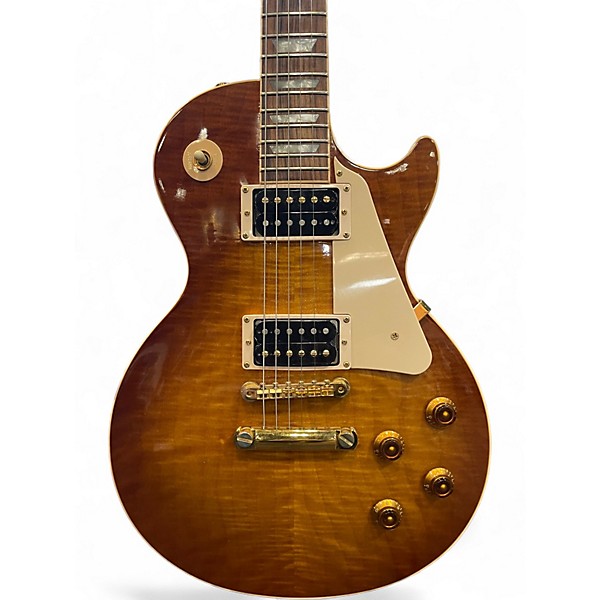 Vintage 1998 Gibson Jimmy Page No 2 Les Paul Aged Signed Honey Burst Solid Body Electric Guitar