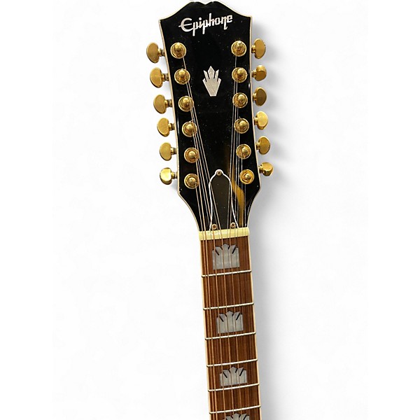 Used Epiphone J-200 12 Sunburst 12 String Acoustic Guitar