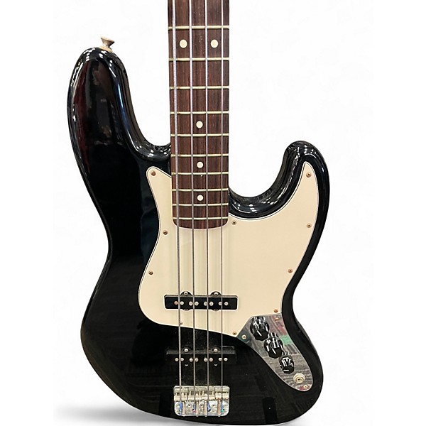 Used Fender Standard Jazz Bass Black Electric Bass Guitar