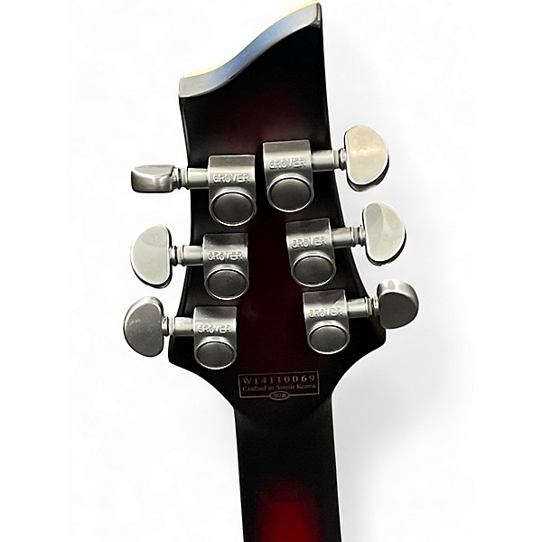 Used Schecter C1 PLATINUM FR Crimson Burst Solid Body Electric Guitar