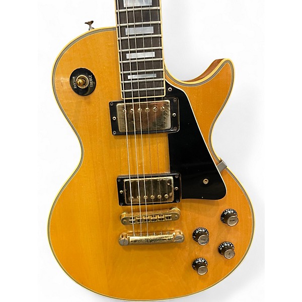 Vintage 1978 Gibson Les Paul Custom Natural Solid Body Electric Guitar