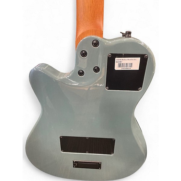 Used Godin MULTIAC MUNDIAL ARCTIK BLUE Classical Acoustic Electric Guitar