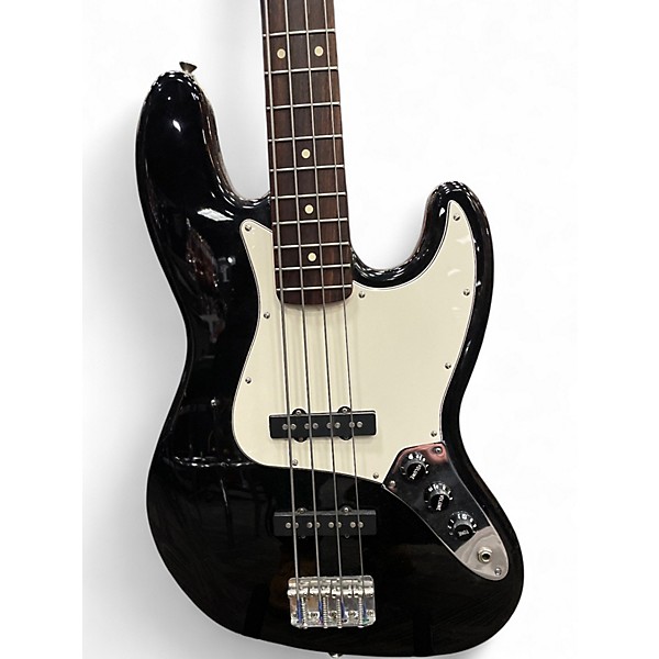 Used Fender Standard Jazz Bass Black Electric Bass Guitar