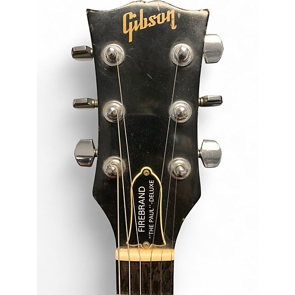 Used Gibson FIREBRAND 'THE PAUL' DELUXE Black Solid Body Electric Guitar