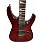 Used Jackson DKXT Dinky TRANSPARENT RED Solid Body Electric Guitar