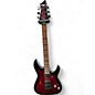 Used Schecter Guitar Research OMEN ELITE Crimson Red Burst Solid Body Electric Guitar thumbnail