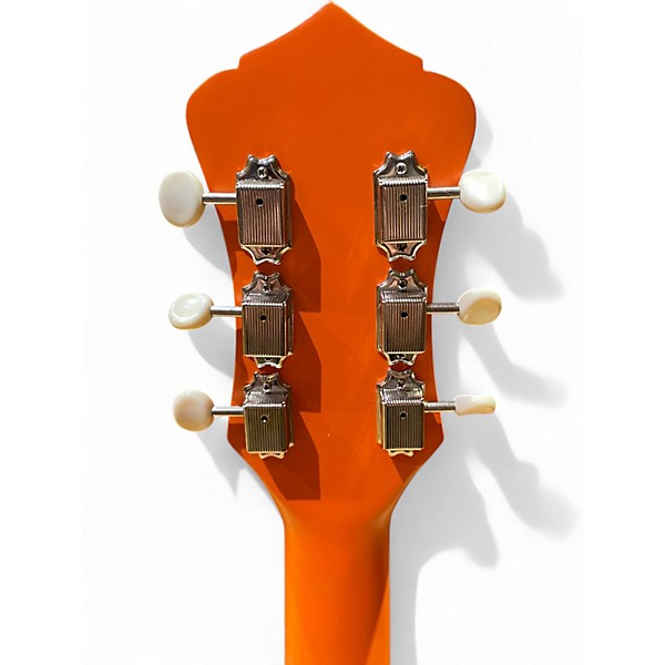 Used Recording King RPS7MOR Orange Acoustic Electric Guitar