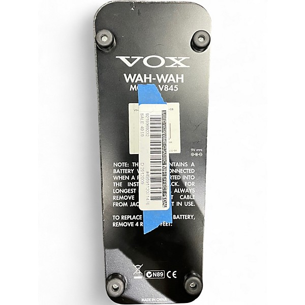 Used VOX V845 Classic Wah Effect Pedal