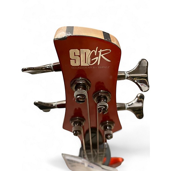 Used Ibanez SR300 Orange Electric Bass Guitar