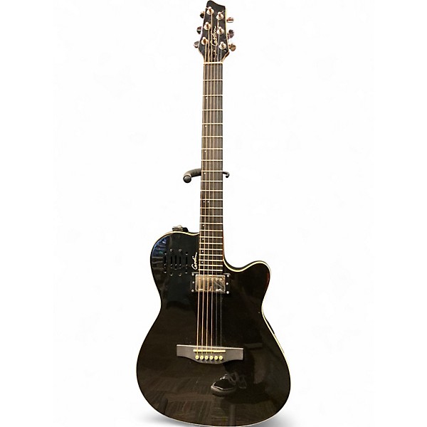 Used Godin A6 Ultra Black Acoustic Electric Guitar