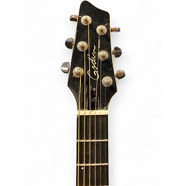 Used Godin A6 Ultra Black Acoustic Electric Guitar