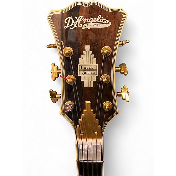 Used D'Angelico Excel Style B Throwback Vintage Natural Hollow Body Electric Guitar