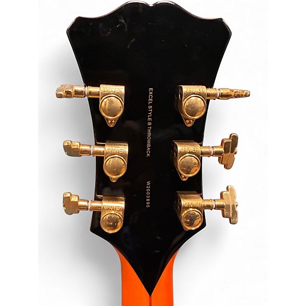 Used D'Angelico Excel Style B Throwback Vintage Natural Hollow Body Electric Guitar