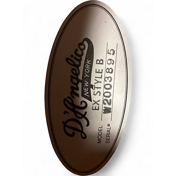 Used D'Angelico Excel Style B Throwback Vintage Natural Hollow Body Electric Guitar