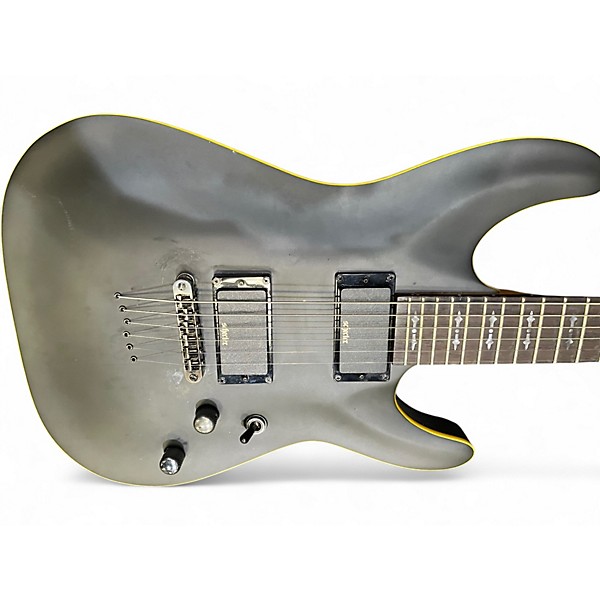 Used Schecter Guitar Research Demon 6 Black Solid Body Electric Guitar