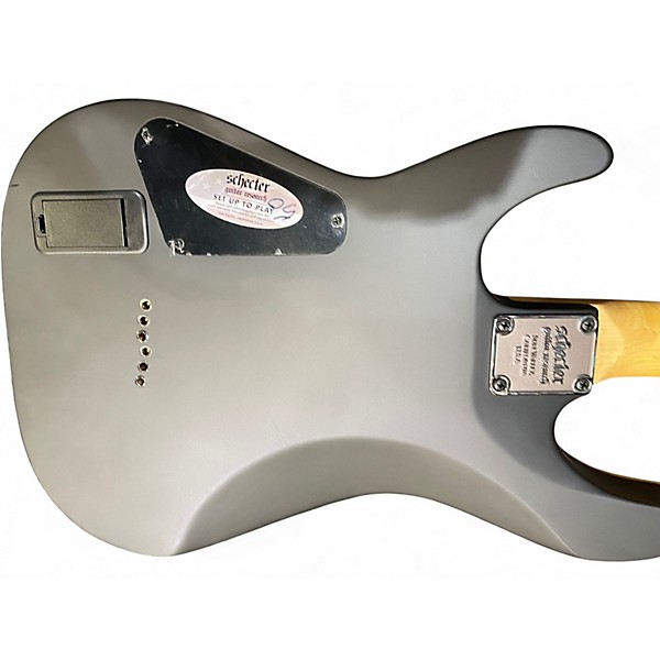 Used Schecter Guitar Research Demon 6 Black Solid Body Electric Guitar