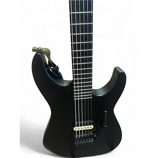 Used ESP LTD M Black Metal Matte Black Solid Body Electric Guitar