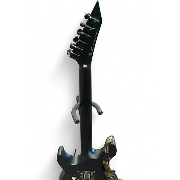 Used ESP LTD M Black Metal Matte Black Solid Body Electric Guitar