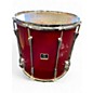 Used Yamaha 5 Piece Stage Custom Cranberry Red Drum Kit
