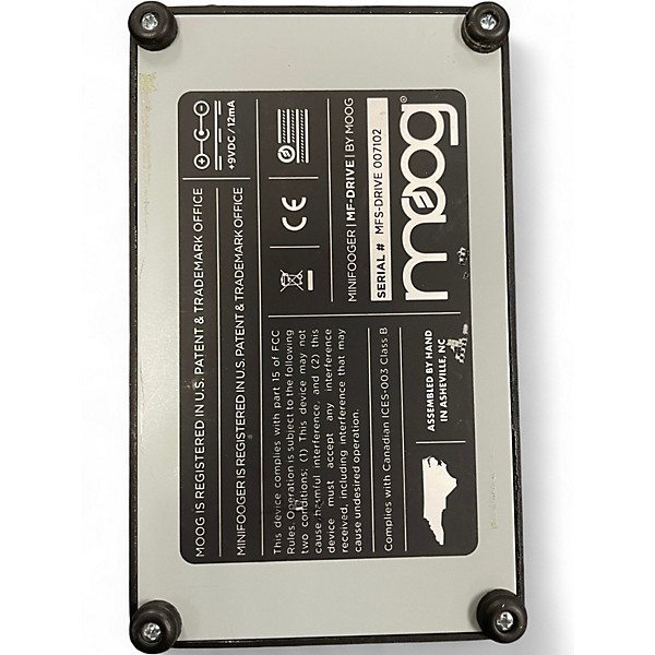 Used Moog Minifooger MF Drive Effect Pedal