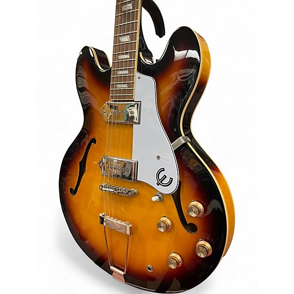 Used Epiphone Casino 2 Color Sunburst Hollow Body Electric Guitar