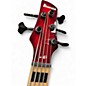 Used 2021 Ibanez anb205 Candy Apple Red Electric Bass Guitar