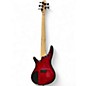Used 2021 Ibanez anb205 Candy Apple Red Electric Bass Guitar