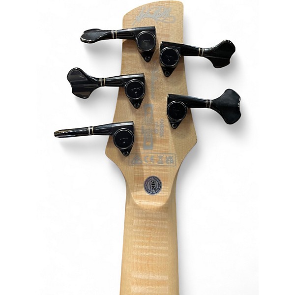 Used 2021 Ibanez anb205 Candy Apple Red Electric Bass Guitar