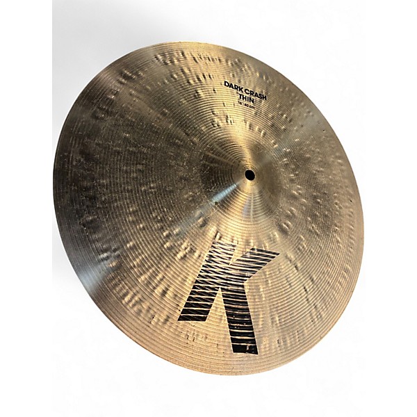 Used Zildjian 16in K Thin Dark Crash Cymbal