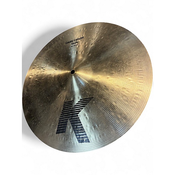 Used Zildjian 16in K Thin Dark Crash Cymbal
