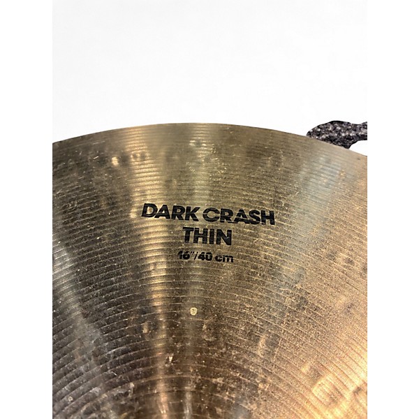 Used Zildjian 16in K Thin Dark Crash Cymbal