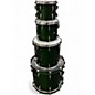 Used Pearl 4 Piece Masters Custom Extra MRX Emerald Mist Drum Kit thumbnail