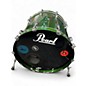 Used Pearl 4 Piece Masters Custom Extra MRX Emerald Mist Drum Kit