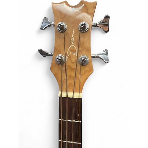 Used Dean EQABA GN Natural Acoustic Bass Guitar